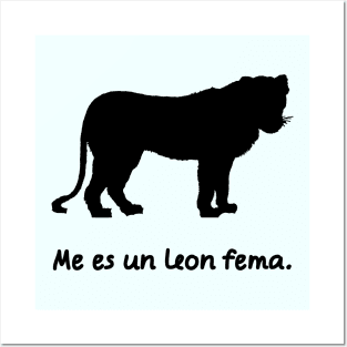 I'm A Lioness (Lingua Franca Nova) Posters and Art